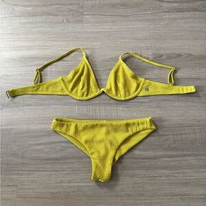 Billabong Yellow Bikini Set